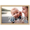 PosterPalooza | Minimalist Yellow Picture Frame - UV Acrylic, Backing Board, Hanging Hardware Included - 2 of 4