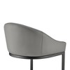 PAGED Swivel Bar Stools Faux Leather Counter Stools with Footrest, Island Chairs for Home Pub - 4 of 4