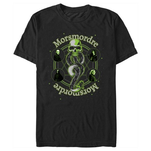 Men's Harry Potter Death Eaters Morsmordre T-Shirt - Black - Small