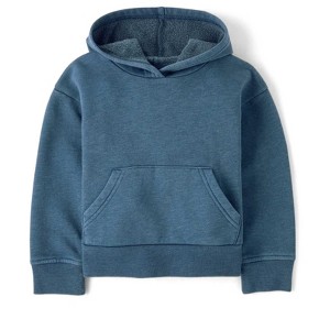 The Children's Place Baby Active Long Sleeve Garment Dyed Premium Fleece Sweatshirt - 1 of 2