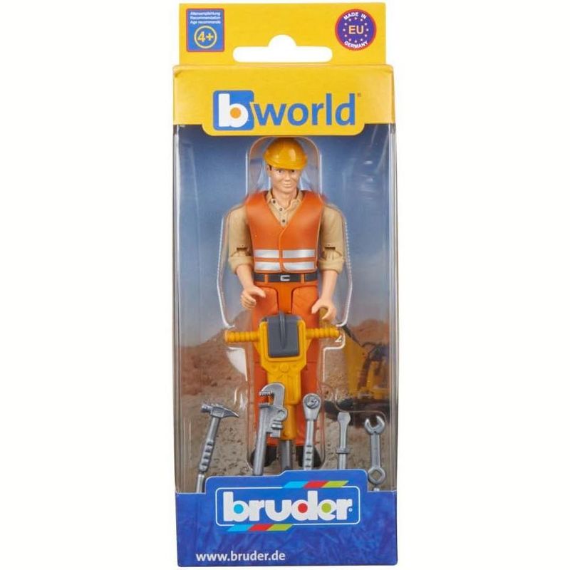 Bruder Construction Worker with Tools and Accessories, 2 of 5