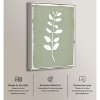 Art Remedy Linen Leaf Screen Minimalistic Botanical and Floral Art Prints Framed - 3 of 4