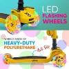 Hurtle ScootKid 3-Wheel Toddler Toy Scooter with LED Lights, Ages 1+, Fold-Out Seat - 4 of 4