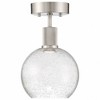 Access Lighting Port Nine 1 - Light Flush Mount in  Brushed Steel - 2 of 4