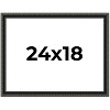 PosterPalooza | Antique Black Picture Frame - UV Acrylic, Backing Board, Hanging Hardware Included - 2 of 4