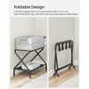 SONGMICS Luggage Rack with Fabric Storage Shelf Suitcasa Stand for Guest Room Bedroom Holds up to 110 lb - 4 of 4