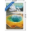 Trends International Lantern Press - Yellowstone Morning Glory Pool Framed Wall Poster Prints - 3 of 4