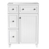 CAVINAS Bathroom Vanity Cabinet with Ceramic Sink,Freestanding Single Vanity Set with 2 Drawers,Bathroom Storage Cabinet with 1 Door - 4 of 4