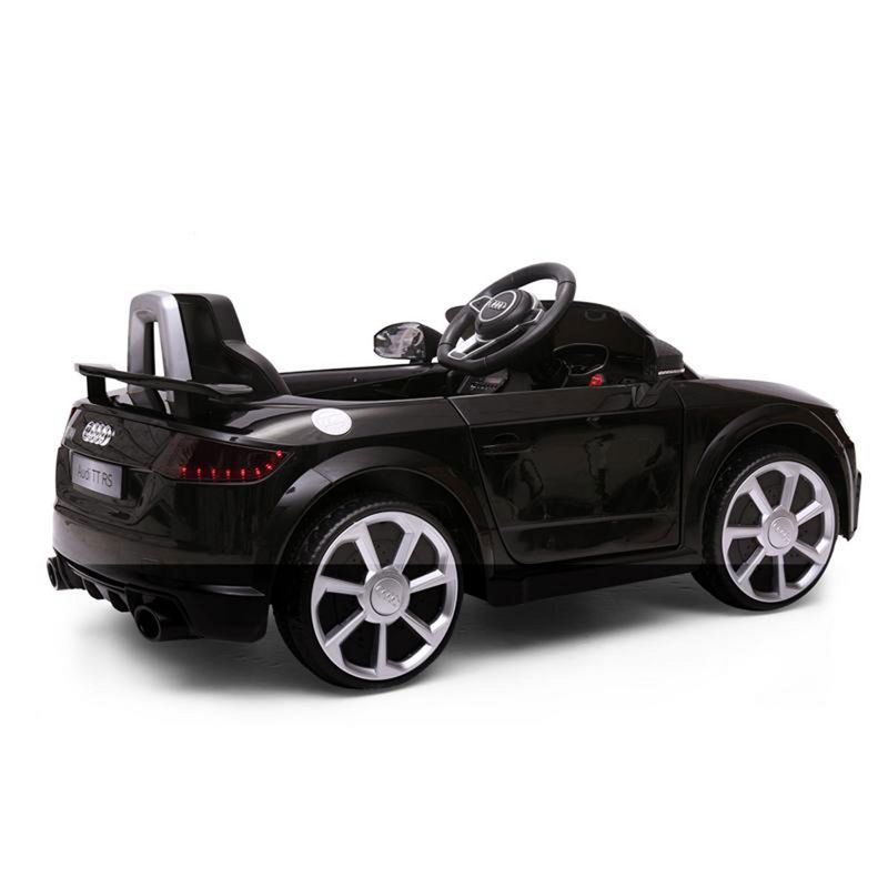 TOBBI 12V Kids Electric Battery Powered Ride On Audi TT RS Toy Car with Built In MP3 Player, Realistic Horn, and Remote Control, Black, 3 of 7