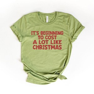 Simply Sage Market Women's Cost Like Christmas Short Sleeve Graphic Tee - 1 of 4