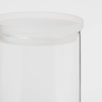 58 fl oz Glass XLarge Stackable Jar with Plastic Lid - Made By Design&#8482;