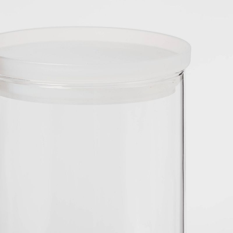 58 fl oz Glass XLarge Stackable Jar with Plastic Lid - Made By Design&#8482;, 4 of 7