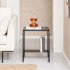 MH London River Iron & Glass End Table - 3 of 4