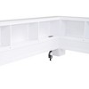 NicBex Twin Size Daybed 86.9" L Modern Wooden Bed Frame with 5 Storage Compartments and Ports for Bedroom, Living Room, No Box Spring Required, White - 4 of 4