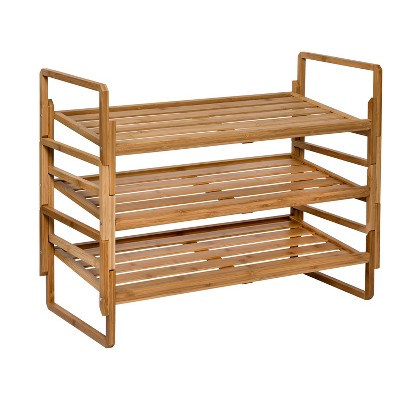 bamboo shoe rack