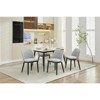 Swivel Bar Stools Set, Upholstered Barstools with Sturdy Metal Base, for Kitchen, Dining Room, Home Bar - 4 of 4