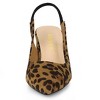 Allegra K Women's Pointed Toe Block Heel Slingback Heels - 3 of 4
