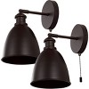 6.5" LED 1-Light Hudson Bohemian Iron Wall Sconce Oil Rubbed Bronze - JONATHAN Y: Hardwired, Pull-Switch, UL Listed - 4 of 4