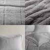 Gulches Twin/Twin XL Ombre Shaggy Long Fur Comforter Mini Set - Cozy & Hypoallergenic - 4 of 4