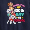 Boys' - Paw Patrol - Celebrating 100Th Day Of School Graphic Long Sleeve Fleece Sweatshirt - 2 of 4