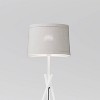 Infibrite 26" Sleek Crossed Legs Table Lamp with Fabric Shade E26 Bulb Friendly Subtle Elegance: Minimalist Design, Linen Cone Shade, ETL Listed - image 3 of 3