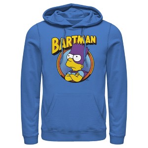 Men's The Simpsons Bartman Pull Over Hoodie - 1 of 4