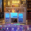 47.2" Wine Bar Cabinet with Led Light - 2 of 4