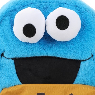 Sesame Street Cookie Monster 17" Blue Backpack — фото 2