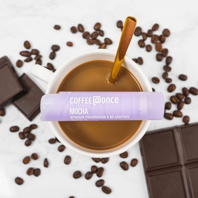 @Once Coffee Mocha Espresso Roast Single Serve Nitro Coffee Cartridges - 96g/6ct