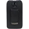 Nakedcellphone Case for TCL Flip 3 Phone - Vegan Leather with Belt Clip - Black - image 3 of 4