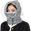 Anna-Kaci Women's Fleece-Lined Hooded Neck Warmer with Adjustable Drawstrings for Full Coverage and Winter Protection - 3 of 4