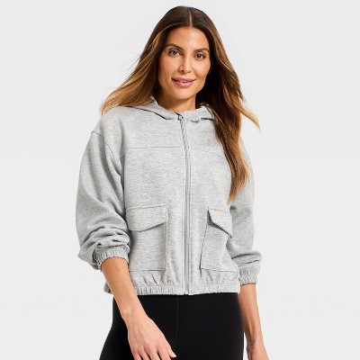 Women's Airy Sleek Full Zip Scuba Hooded Jacket - All in Motion