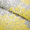 Lyngins 7-Piece Cotton Sateen Comforter Set – Oversized Floral Print, 15" Bedskirt, Hypoallergenic, Oeko-Tex Certified, Queen Bedding Set - 4 of 4
