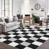 Washable Non Slip Modern Geometric Area Rugs, Indoor Contemporary Floor Carpet for Home Office - 2 of 4