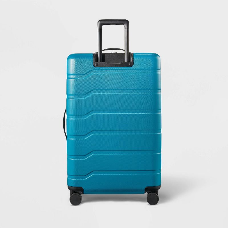 Hardside Large Checked Spinner Suitcase - Open Story™, 4 of 8