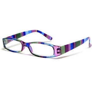 Calabria R576 Womens Colorful Striped Reading Glasses Incredibly Lightweight and - 1 of 4