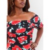 Rebdolls Women's Olivia Ruched A Line Midi Dress - 4 of 4
