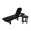 WestinTrends Dylan 2 Piece Poly Reclining Chaise Lounge - 2 of 4