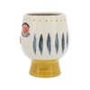 Sagebrook Home 6" Ceramic Face Planter - Contemporary Ivory Multi-Colored Planter with Artsy Face Design - Decorative Planter or Indoor or Outdoor - 4 of 4