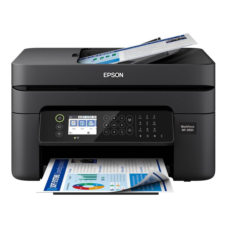Epson WorkForce Wireless Printer w/ADF (WF-2850), 1 of 6