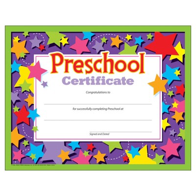 Trend Preschool Certificate , 30 ct (Case of 4)