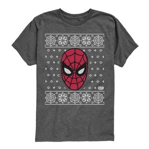 Boys' - Marvel - Spiderman Sweater Short Sleeve Graphic T-Shirt - 1 of 4