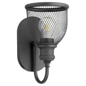 Quorum Lighting Omni 1-Light Noir Wall Sconce - 1 of 1