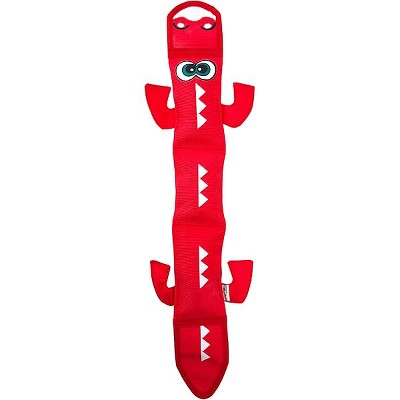 Outward Hound Fire Biterz Dragon Plush Firehose Material Interactive Dog Toy, Large