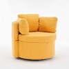 NicBex Swivel Chair with Storage Accent Chair With Back Cushion Living Room Chair for Reading Room, Bedroom - 2 of 4
