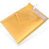 supplyhut 100 #0 6x10 Kraft Paper Bubble Padded Envelopes Mailers Shipping Case 6"x10" - 2 of 4