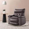 homfan Electric Recliner Chair - PU Leather 360° Swivel Recliner with Heat and Massage, Comfortable Lazy Chair for Living Room, Bedroom, Nursery - 4 of 4