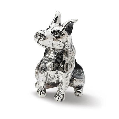 Black Bow Jewelry Sterling Silver Doberman Pinscher Bead Charm