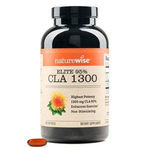 NatureWise CLA - Conjugated Linoleic Acid Supplement for Women and Men, Non Stimulating - Non-GMO - 1 of 4