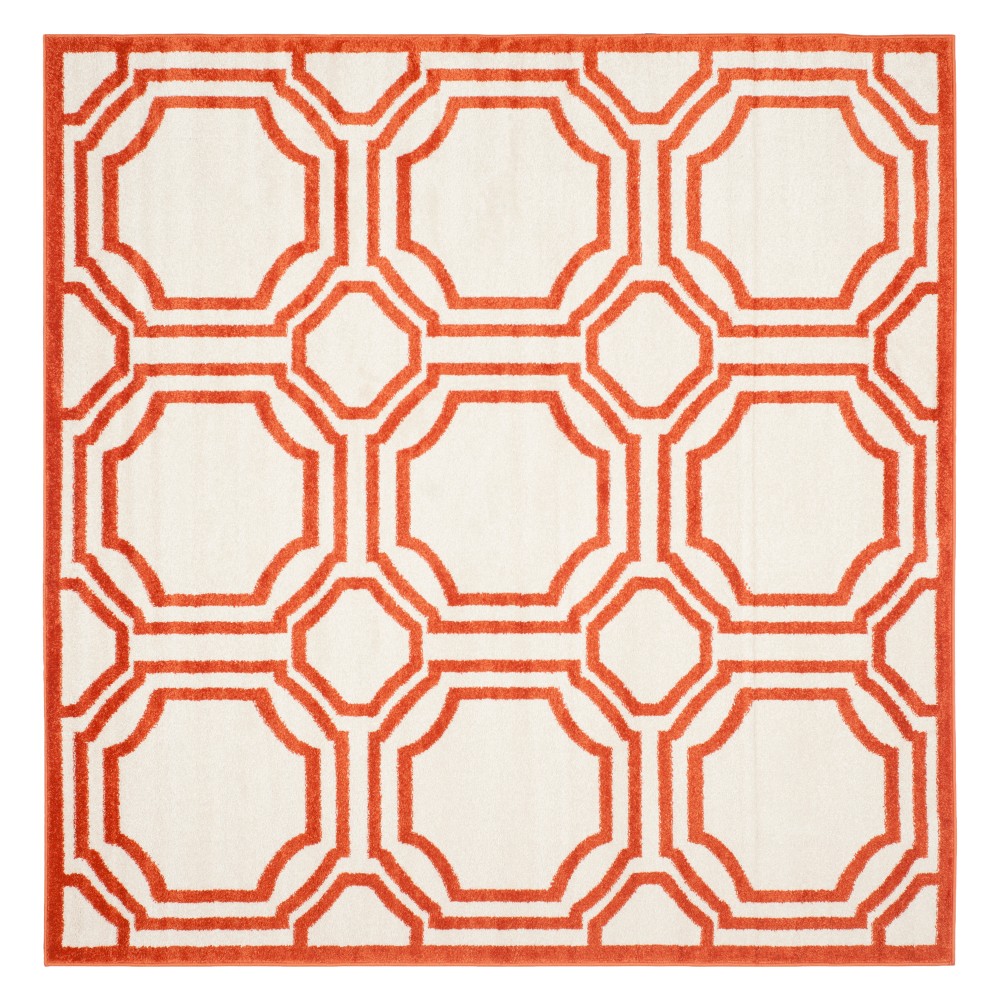  Amala Patio Rug Orange/Ivory